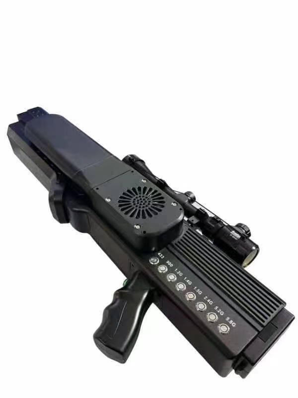  息烽手持便携式枪型低空防御反制八通道